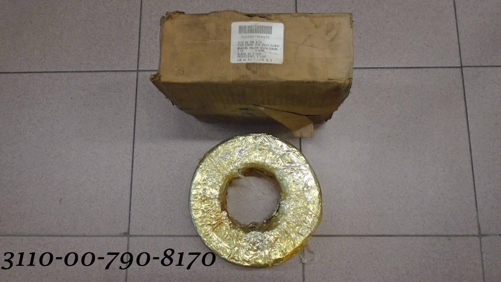 RULMAN, MAKARALI, KENDINDEN HIZALAMALI NSN: 3110-00-790-8170