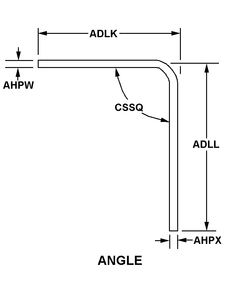 BRAKET, AÇI NSN: 5340-00-133-8054